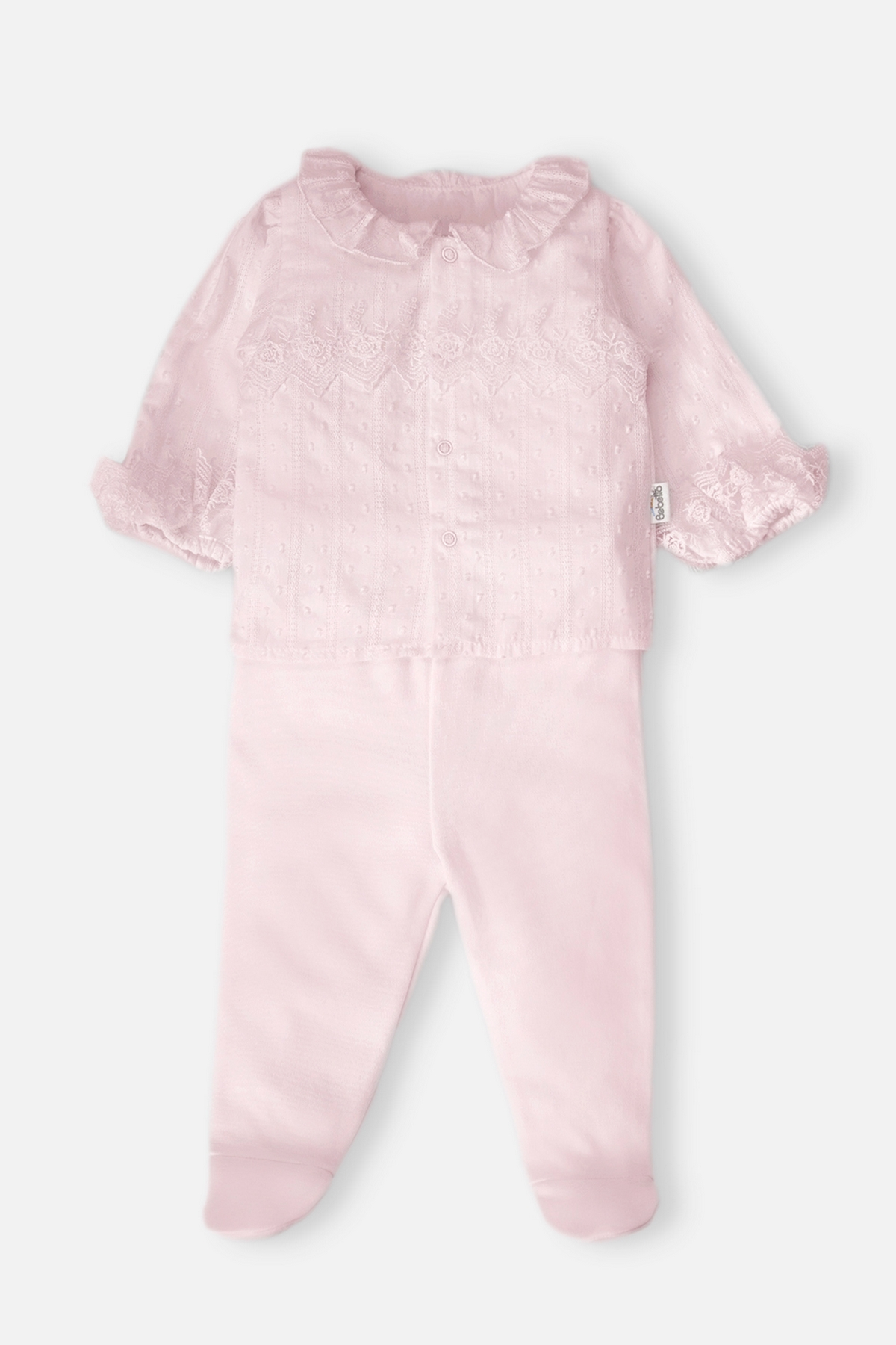 İNTERLOK PATİKLİ PİJAMA TAKIMI 2Lİ (PRETTY GIRL) PEMBE