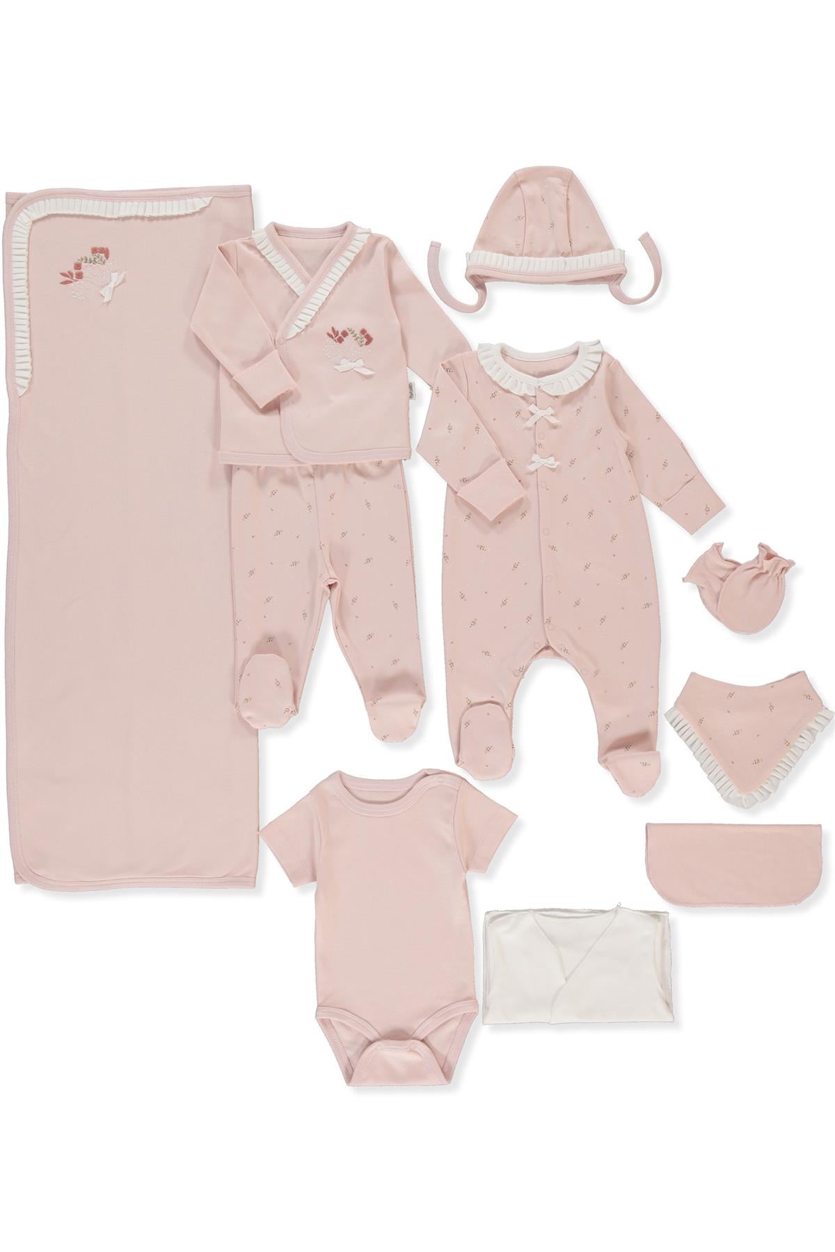 İNTERLOK ZIBIN SET 10LU (TINY FLORIST) PEMBE