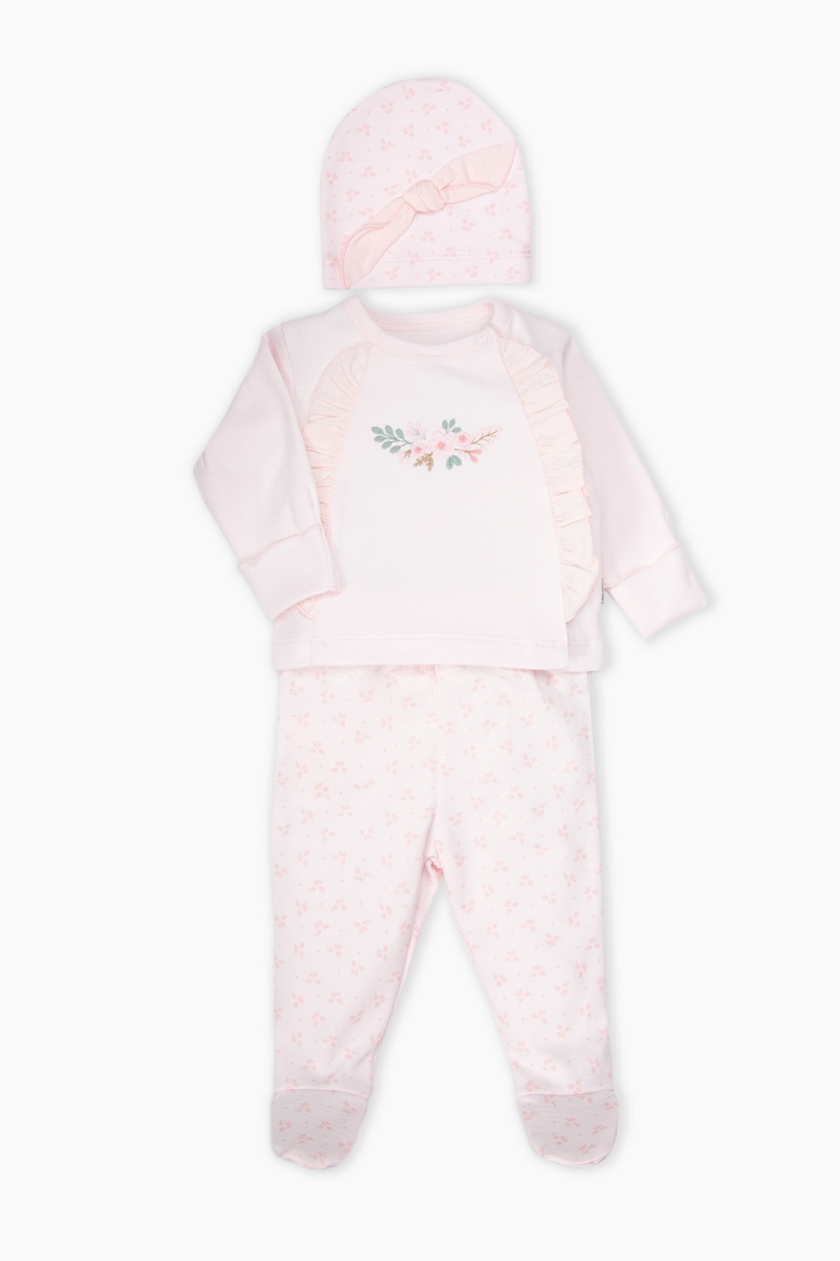İNTERLOK ZIBIN SET 3LÜ (CUTE GIRL) PEMBE