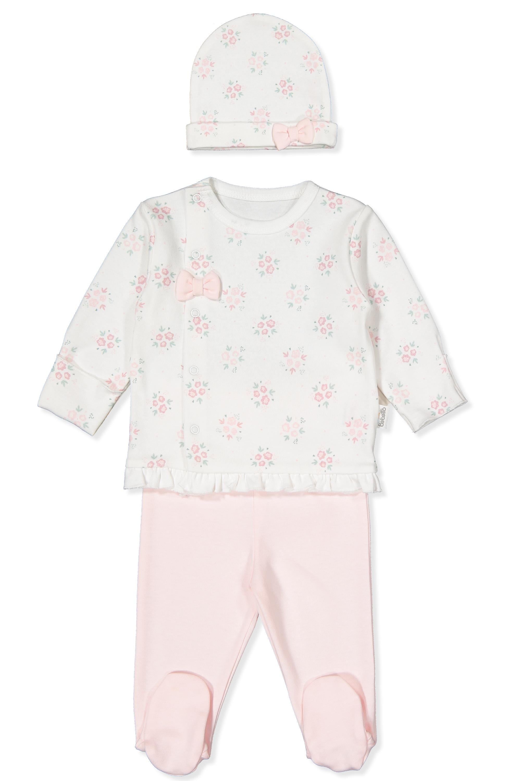 İNTERLOK ZIBIN SET 3LÜ (FLOWERS/25) SOMON