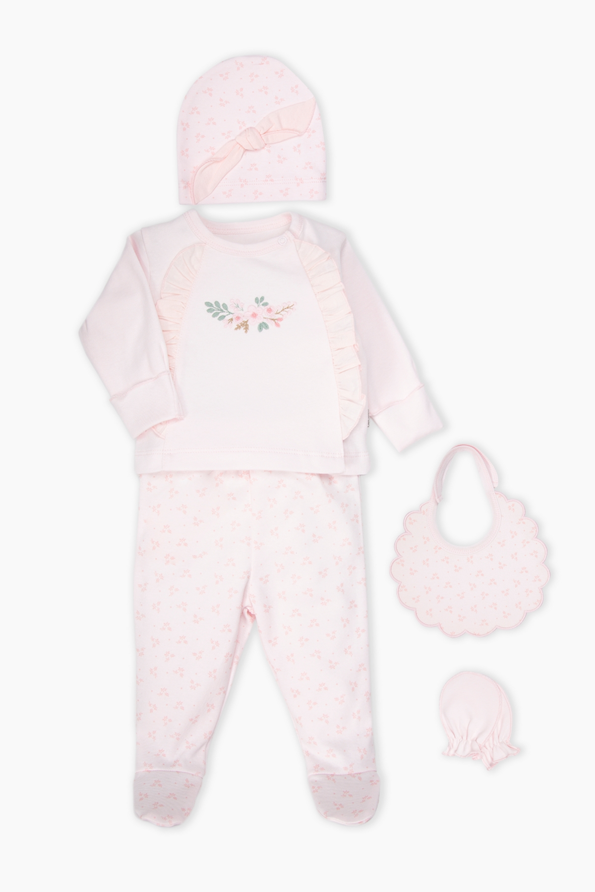 İNTERLOK ZIBIN SET 5Lİ (CUTE GIRL) PEMBE