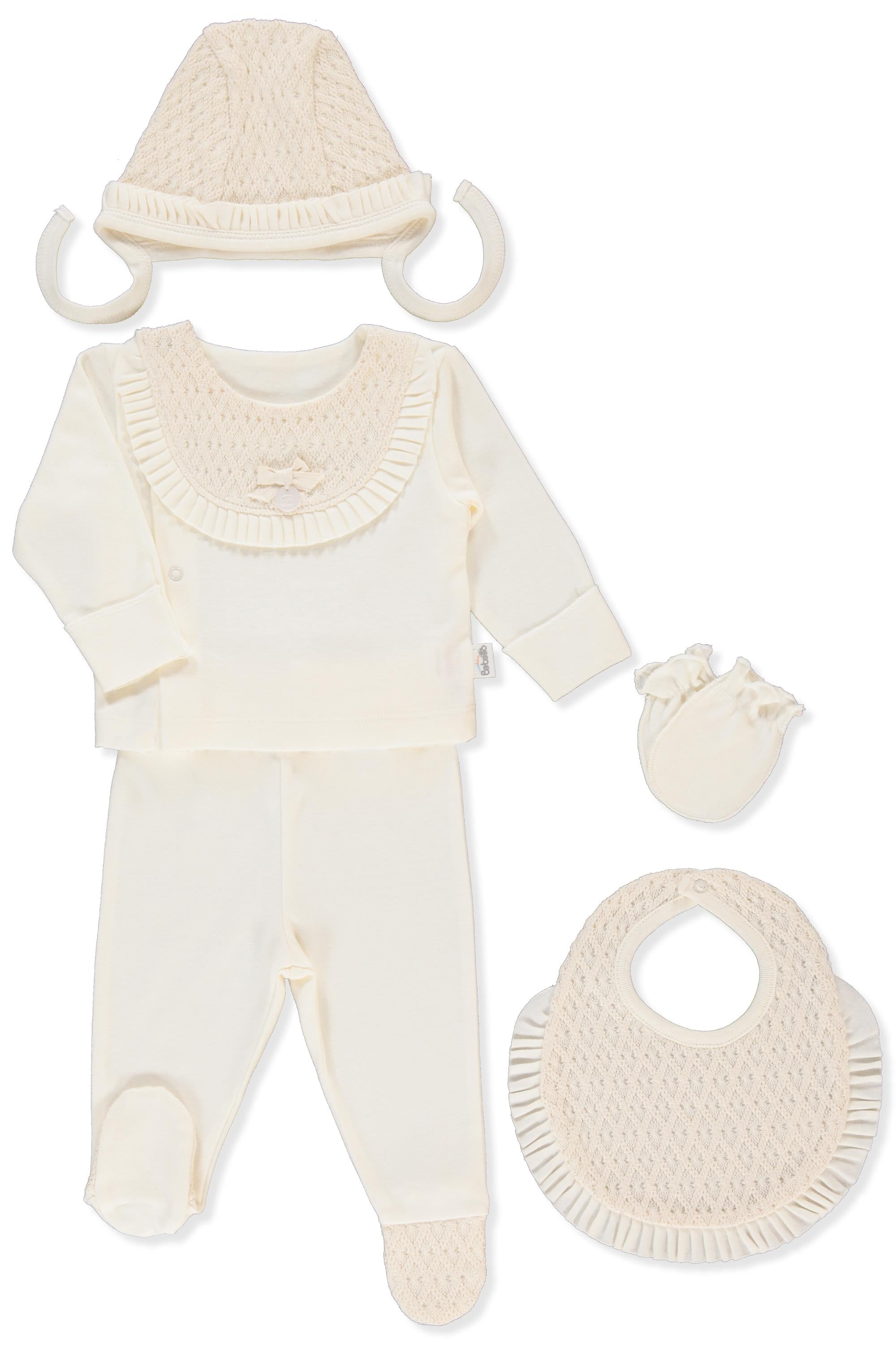 İNTERLOK ZIBIN SET 5Lİ (LITTLE LADY/25) EKRU