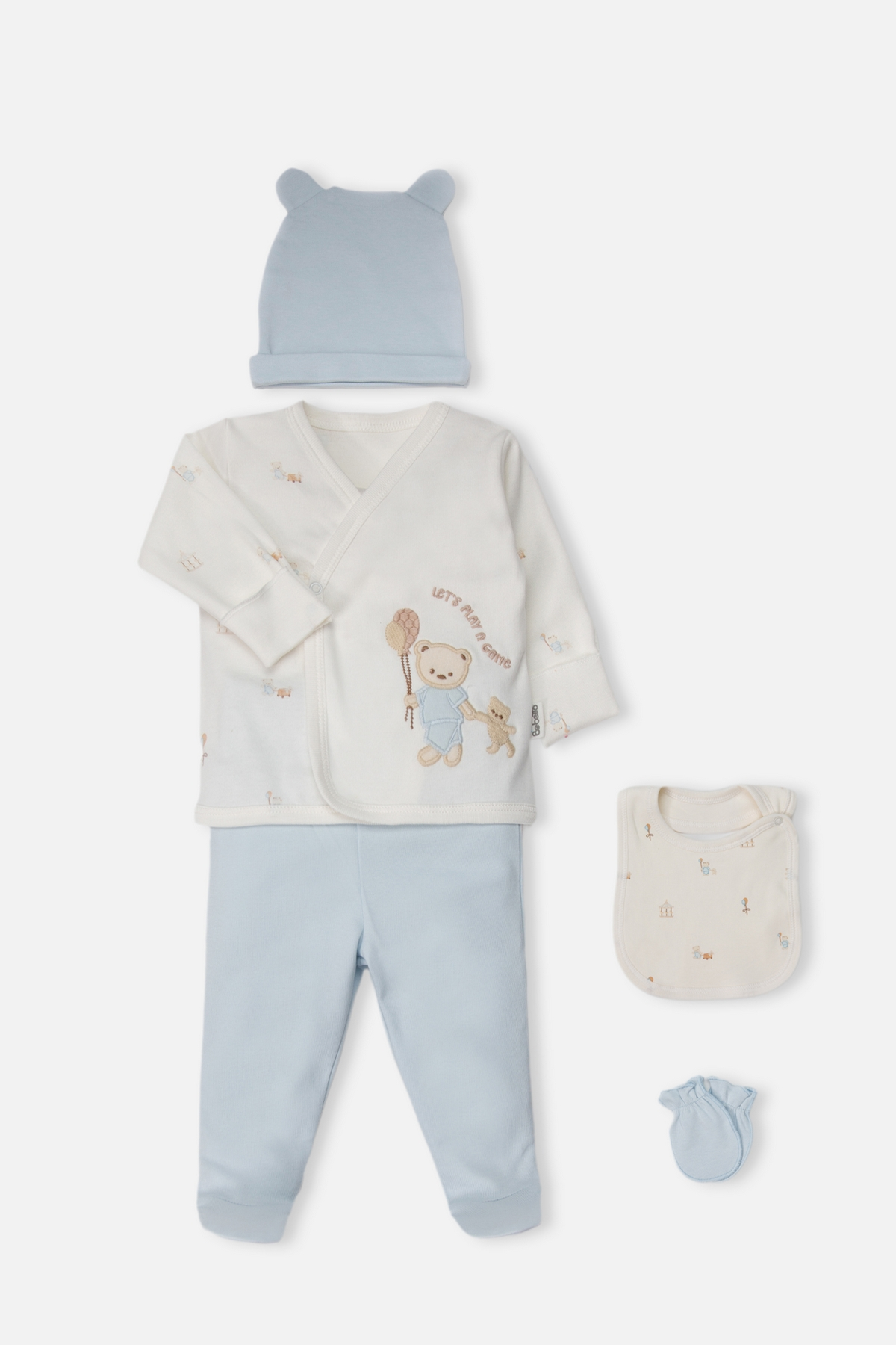 İNTERLOK ZIBIN SET 5Lİ (MY FIRST PLAYMATE) MAVİ