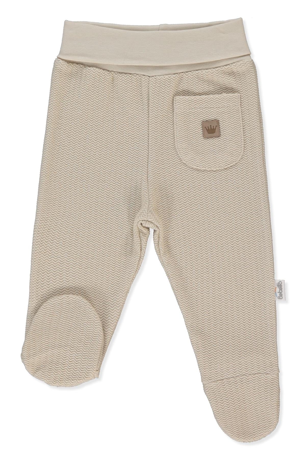 JAKARLI İKİ İP PATİKLİ PANTOLON (BABY KING/25) BEJ