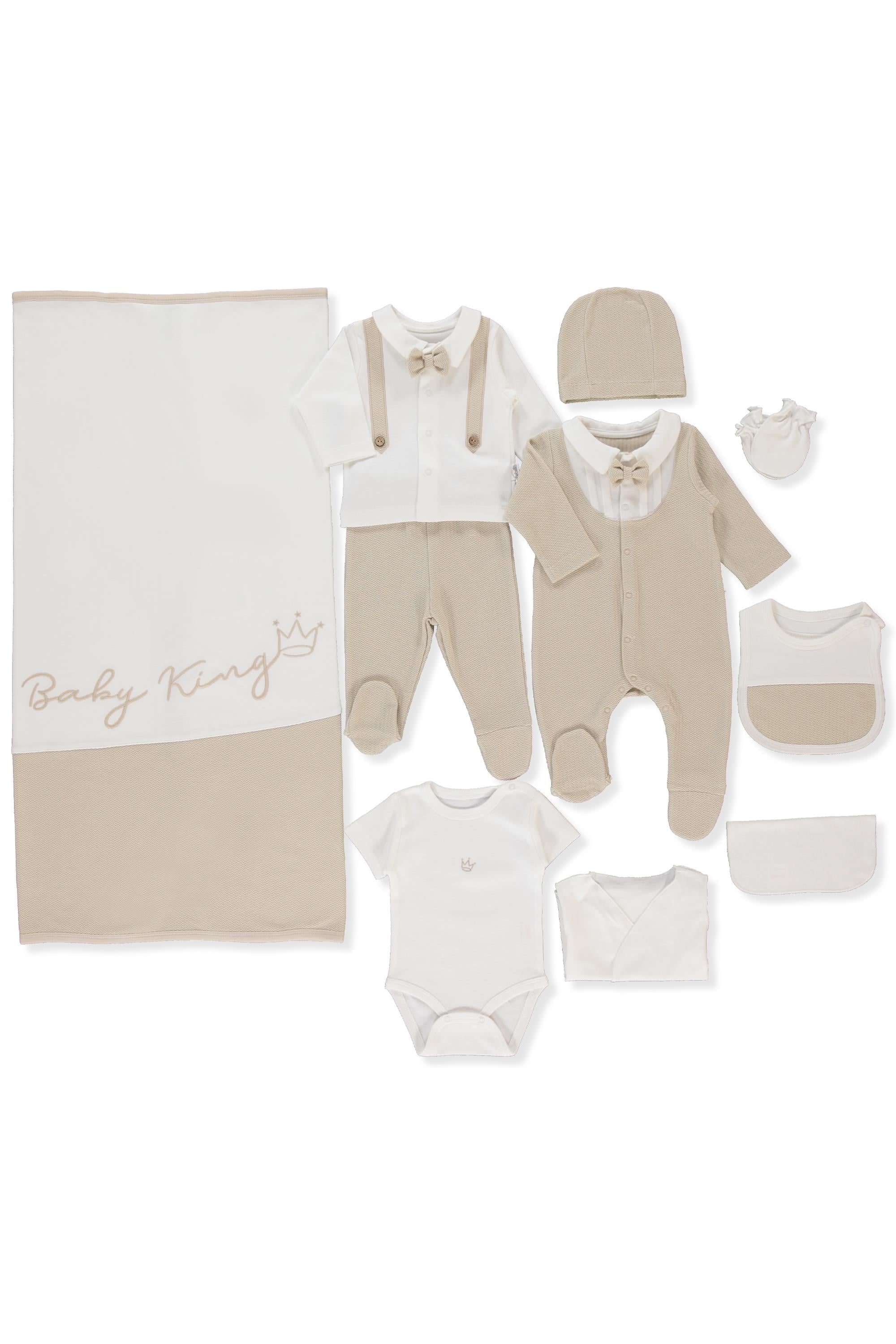 JAKARLI İNTERLOK ZIBIN SET 10LU (BABY KING/25) BEJ