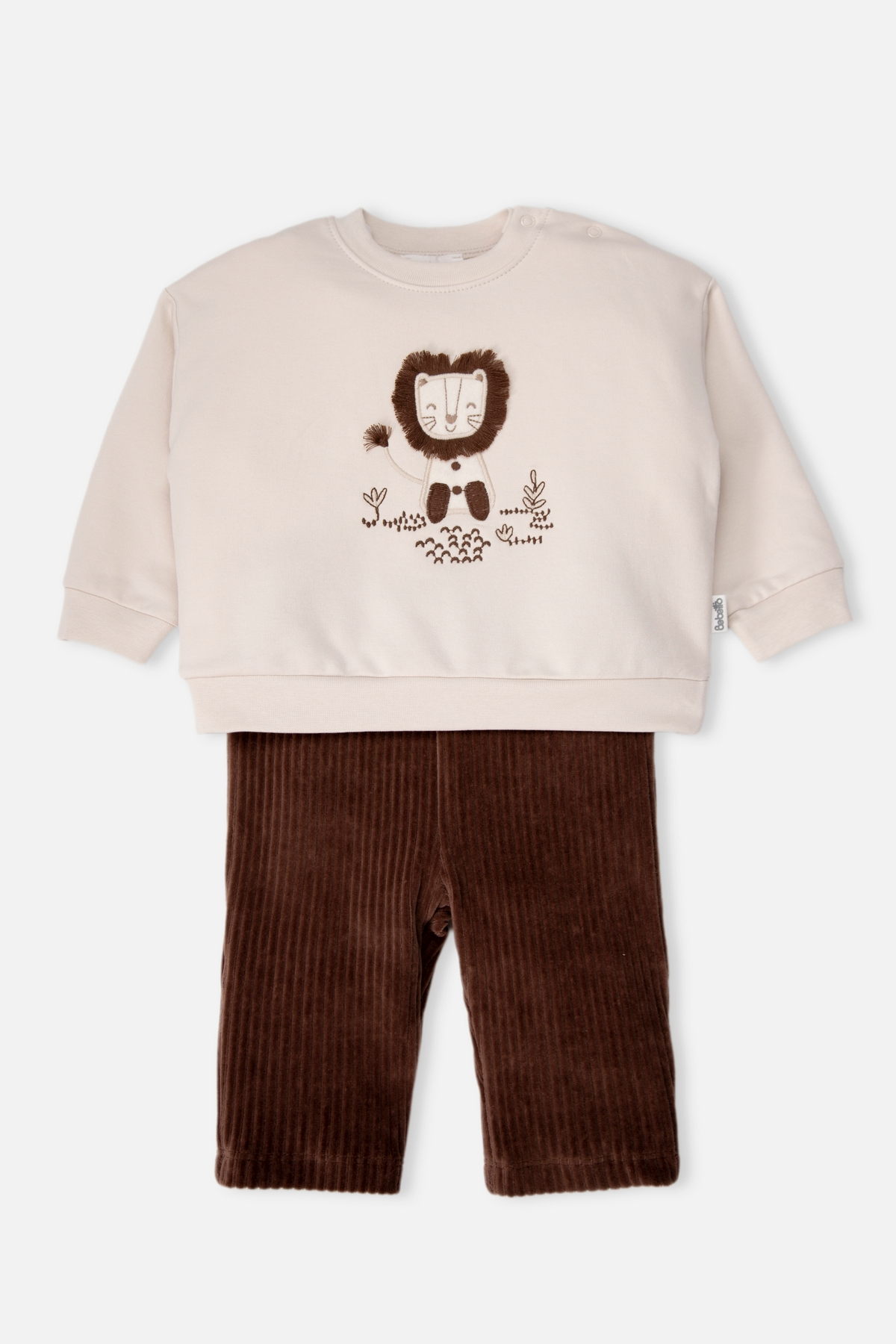 KADİFE PANTOLON 2Lİ TAKIM (COOL LION) KAHVERENGİ