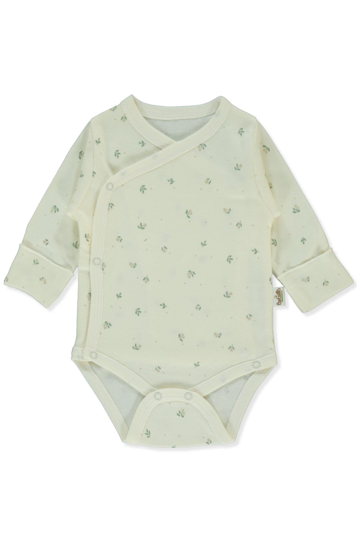 ORGANİK İNTERLOK KRUVAZE BODY (ORGANIC CUTE BEAR) EKRU