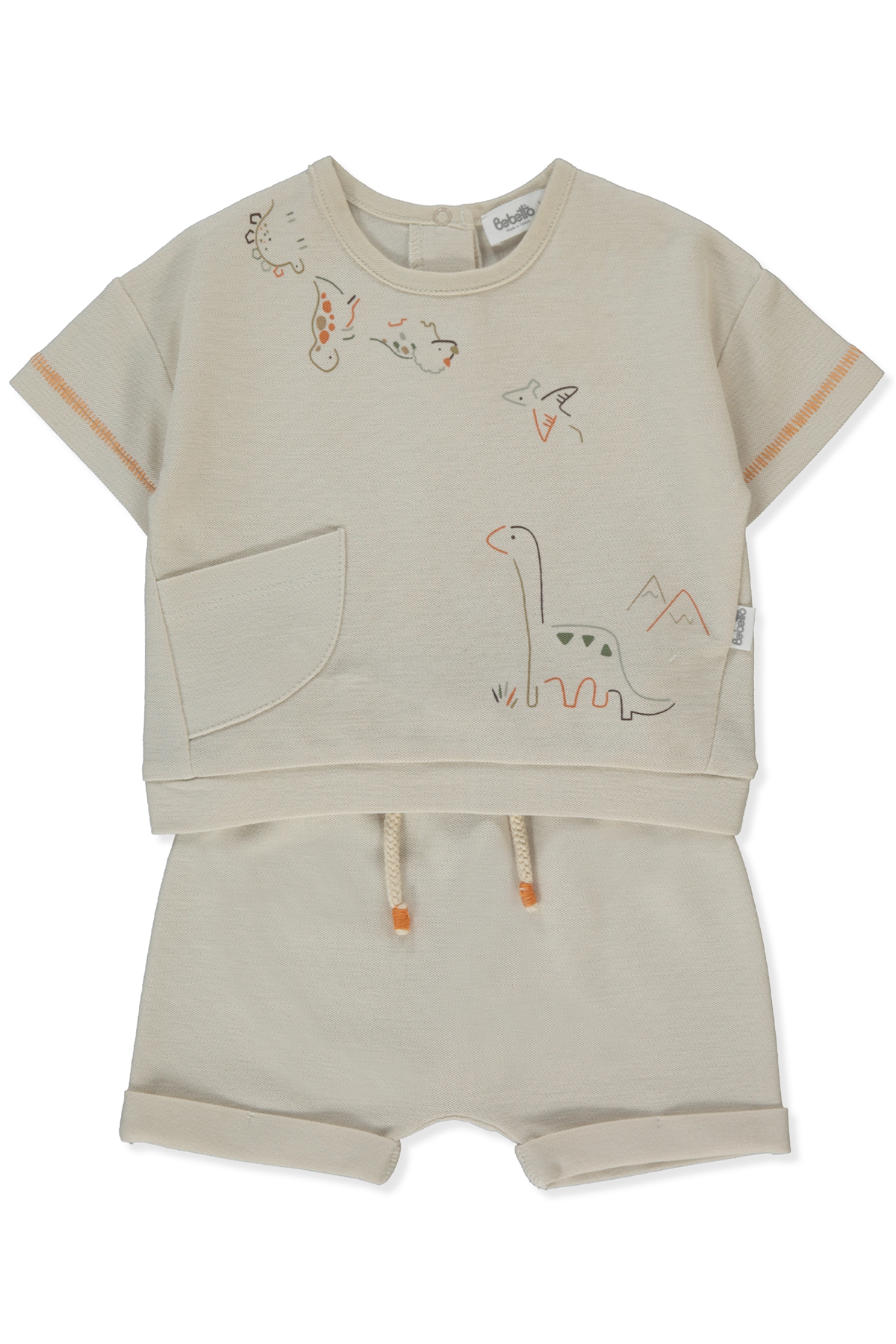 PİKE ŞORT 2Lİ TAKIM (DINO) BEJ