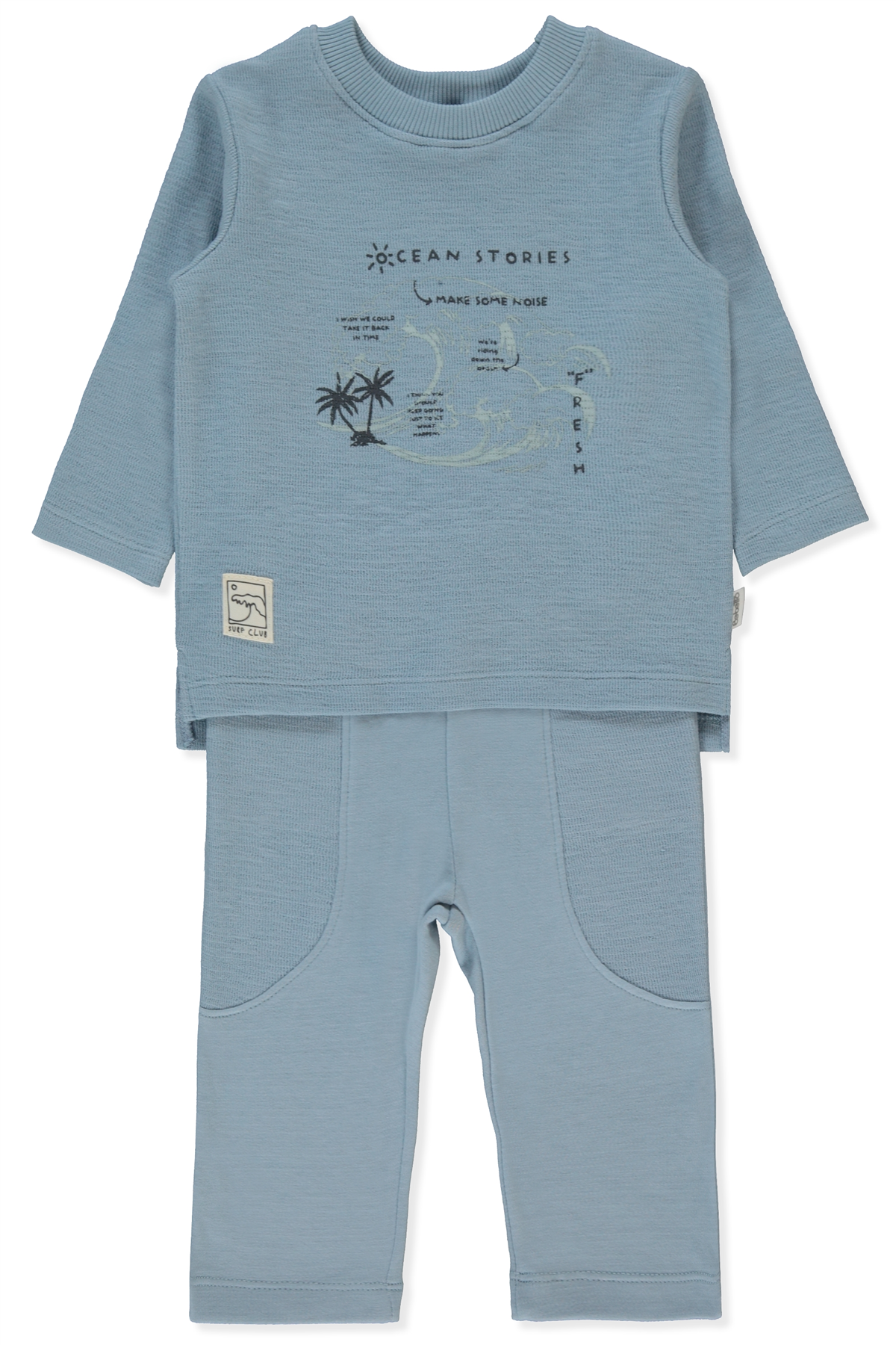 SELANİK SWEAT 2Lİ TAKIM (SURF) İNDİGO