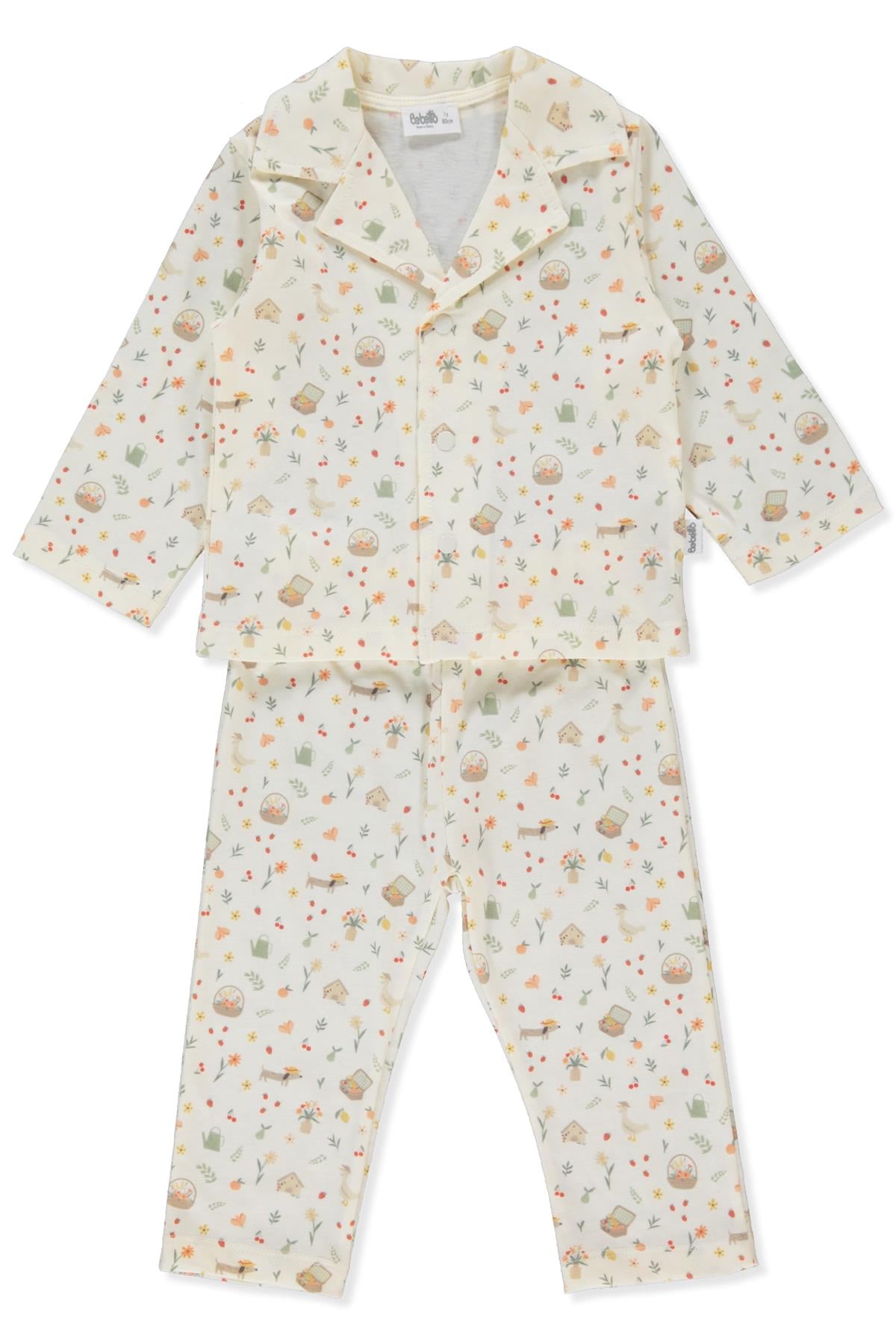 SÜPREM PİJAMA TAKIMI 2Lİ (SWEET PYJAMAS/25-CUTE DUCK) EKRU