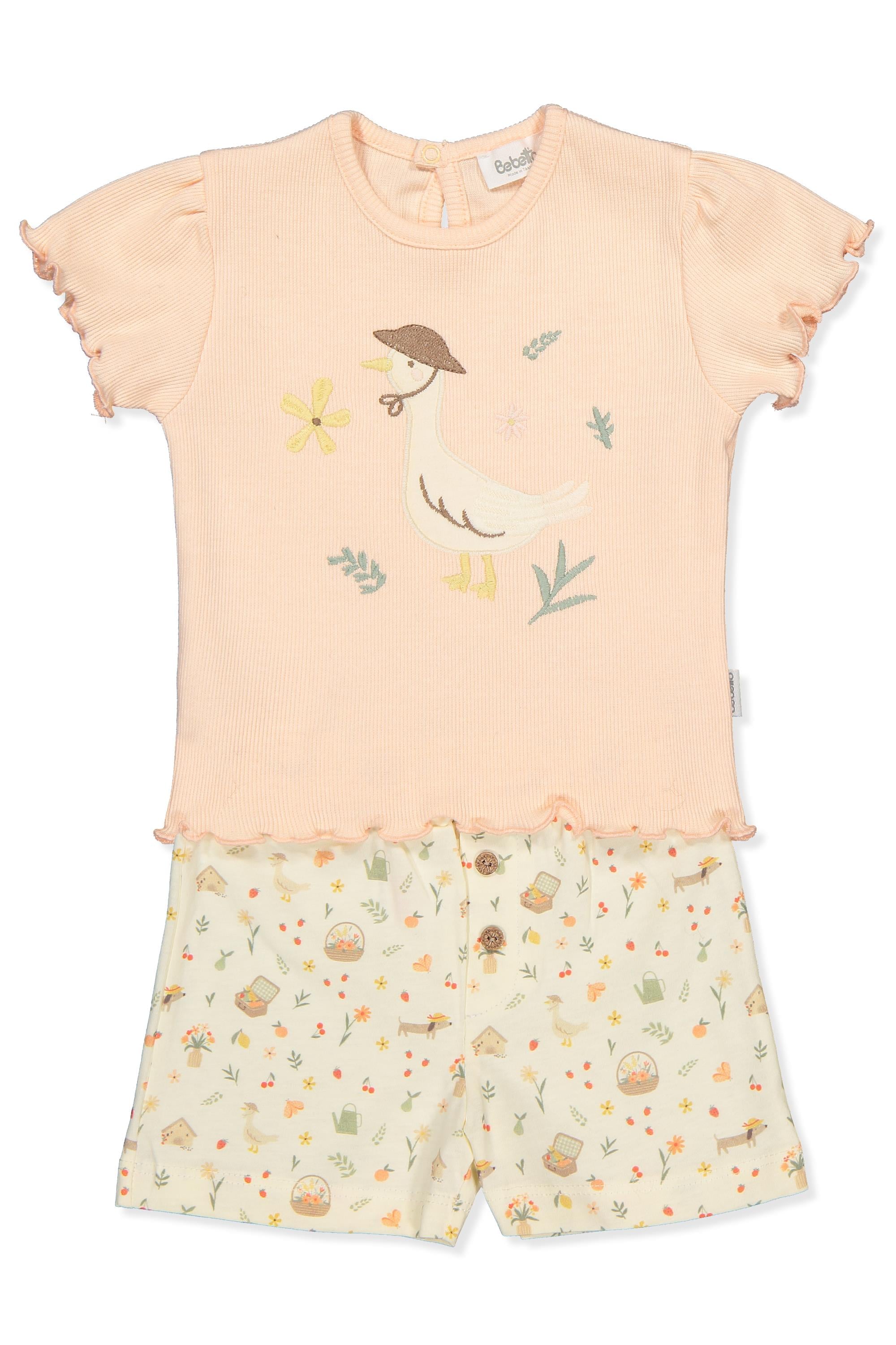 SÜPREM ŞORT 2Lİ TAKIM (CUTE DUCK) SOMON