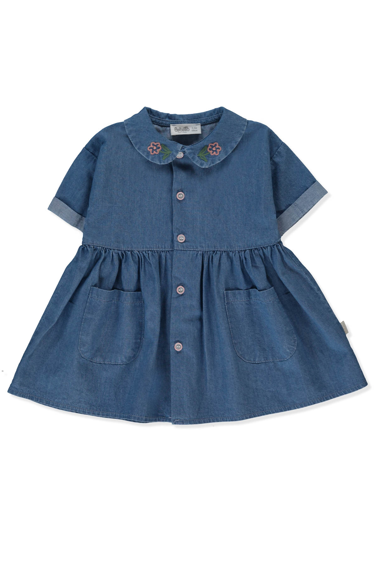 TENCEL ELBİSE (FLOWER GIRL) MAVİ
