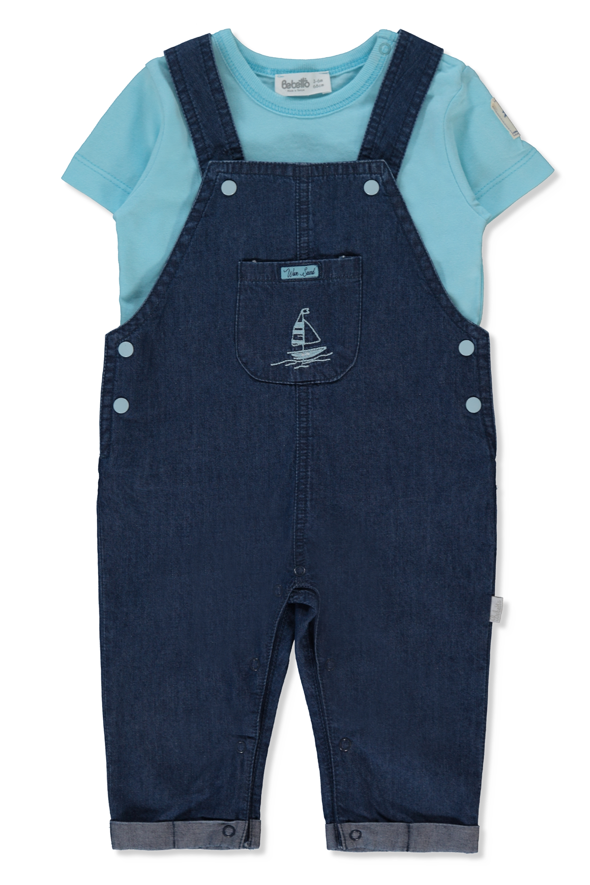 TENCEL SALOPET 2Lİ TAKIM (WAVE POWER) LACİVERT