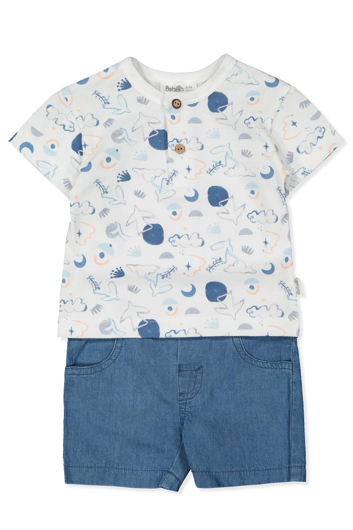 TENCEL ŞORT 2Lİ TAKIM (OUTSIDE THE WORLD) LACİVERT