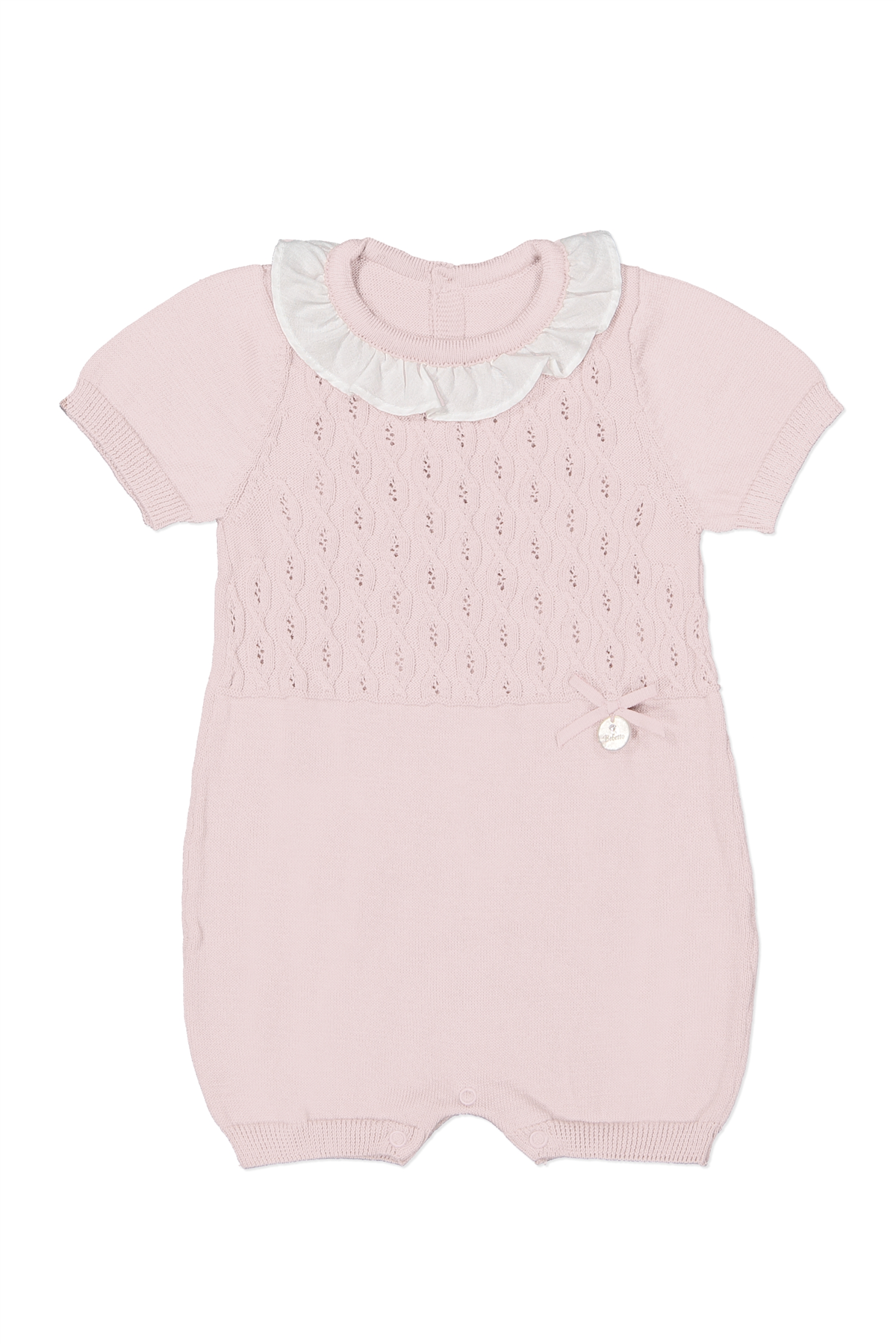 TRİKO GOLF TULUM (BURGU DESEN) PEMBE