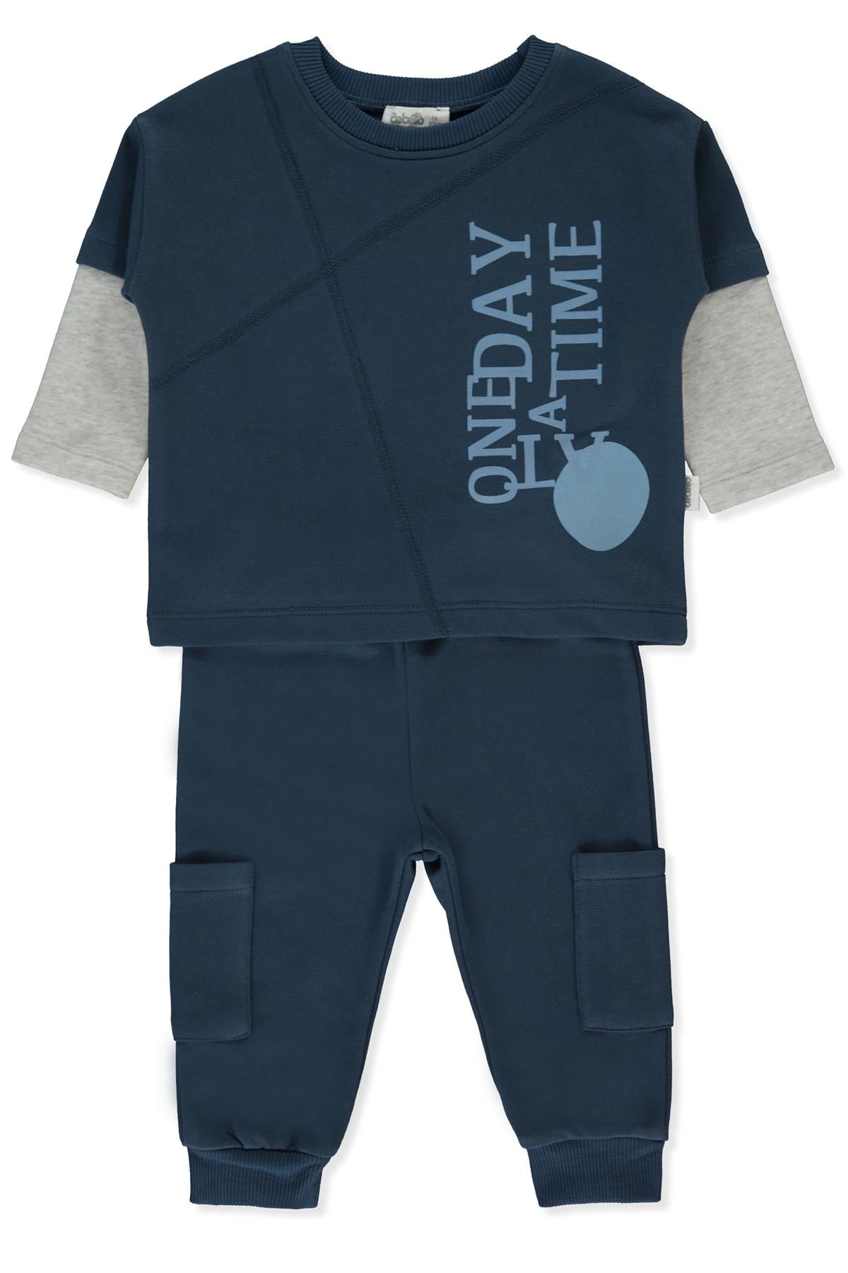 ÜÇ İP PANTOLON 2Lİ TAKIM (GOOD THINGS) İNDİGO