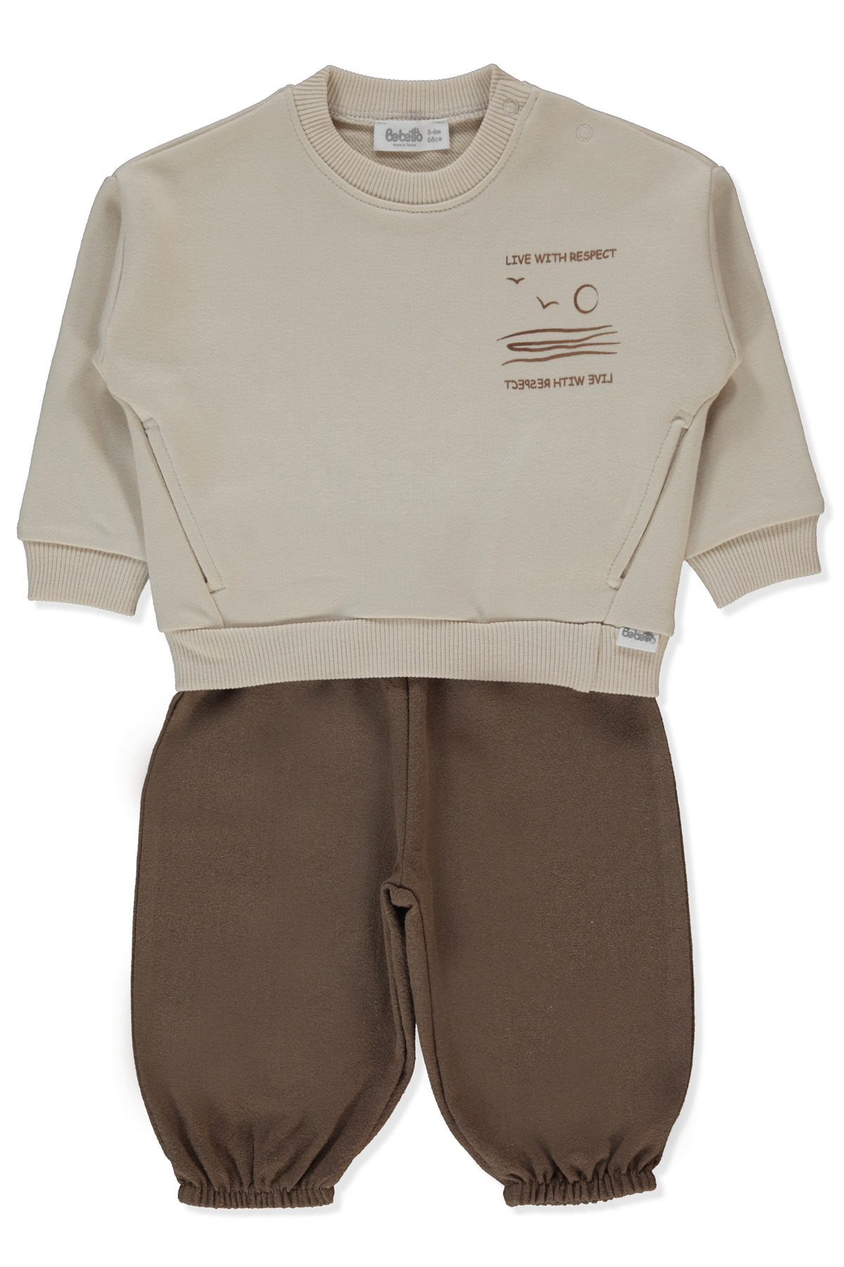 ÜÇ İP SWEAT 2Lİ TAKIM (GENTLEMAN) KAHVERENGİ