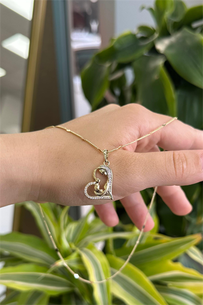 Anne Model Gold Altın Kaplama Kolye