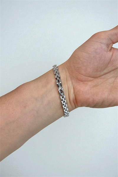 Çelik Rolex Bileklik Kişiye Özel
