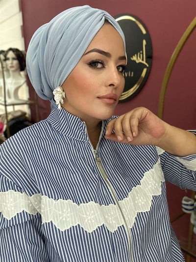 BEBE MAVİ DRAPE MODEL DOLGULU BONE