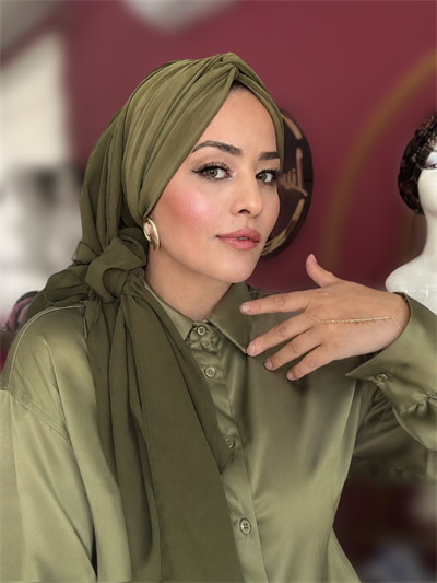 HAKİ YEŞİL DÜĞÜM DOLGULU BONEŞAL