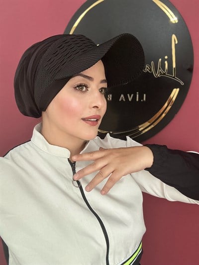 SİYAH SİPERLİK VE  DOLGUSUZ BONE TAKIM