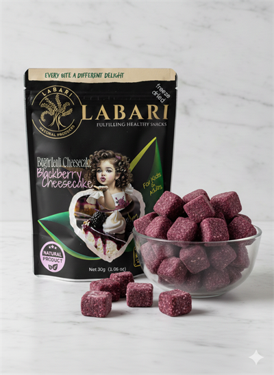 Labari Dondurularak Kurutulmuş Böğürtlenli Cheesecake 30 gram