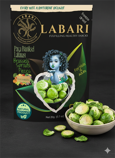 Labari Dondurularak Kurutulmuş Brüksel Lahanası 20 gram