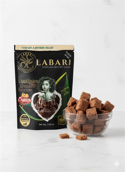 Labari Dondurularak Kurutulmuş Çikolatalı Dondurma 30 gram