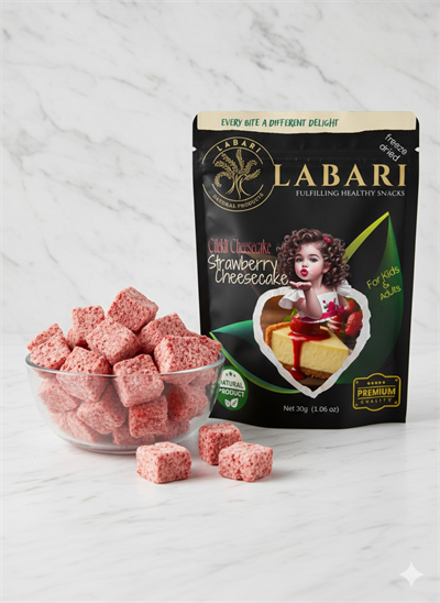 Labari Dondurularak Kurutulmuş Çilekli Cheesecake 30 gram