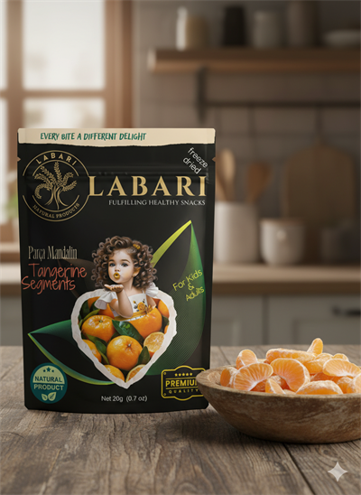 Labari Dondurularak Kurutulmuş Dilim Mandalina Meyvesi 20 gram