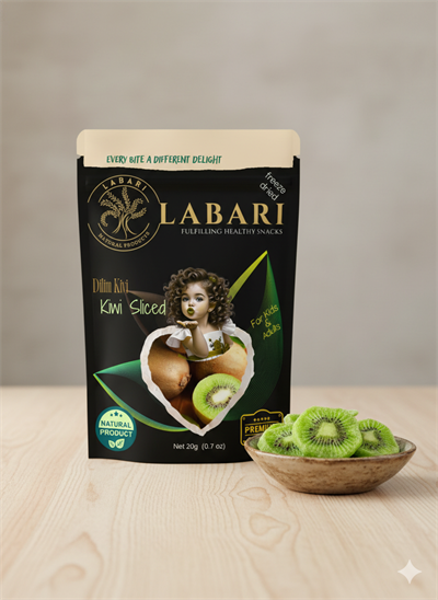 Labari Dondurularak Kurutulmuş Kivi Meyvesi Dilimleri 20 gram