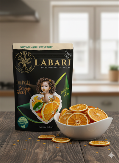 Labari Dondurularak Kurutulmuş Portakal Dilimleri 20 gram