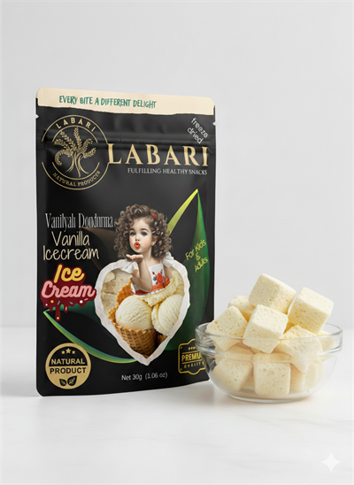 Labari Dondurularak Kurutulmuş Vanilyalı (Sade) Dondurma 20 gram