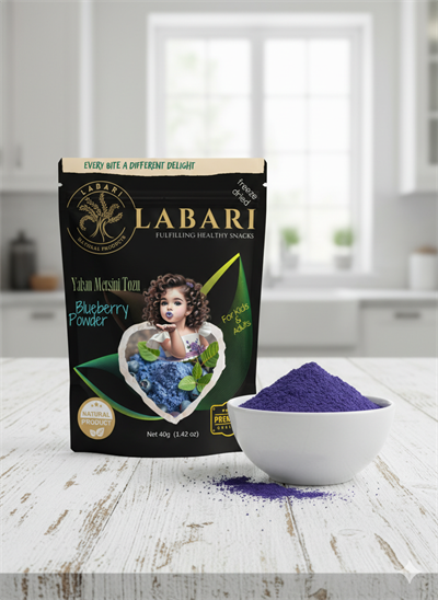 Labari Dondurularak Kurutulmuş Yaban Mersini Meyvesi Tozu 40 gram
