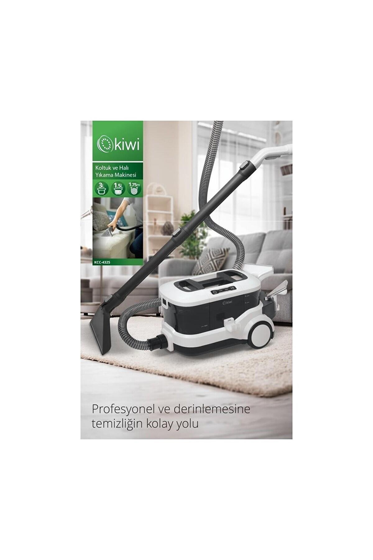 Kiwi KCC-4325 Koltuk ve Halı Yıkama Makinesi Beyaz