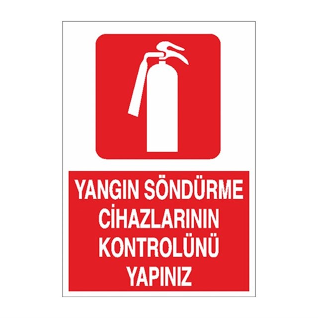 Yangın Söndürme Cihaz Kontrolü
