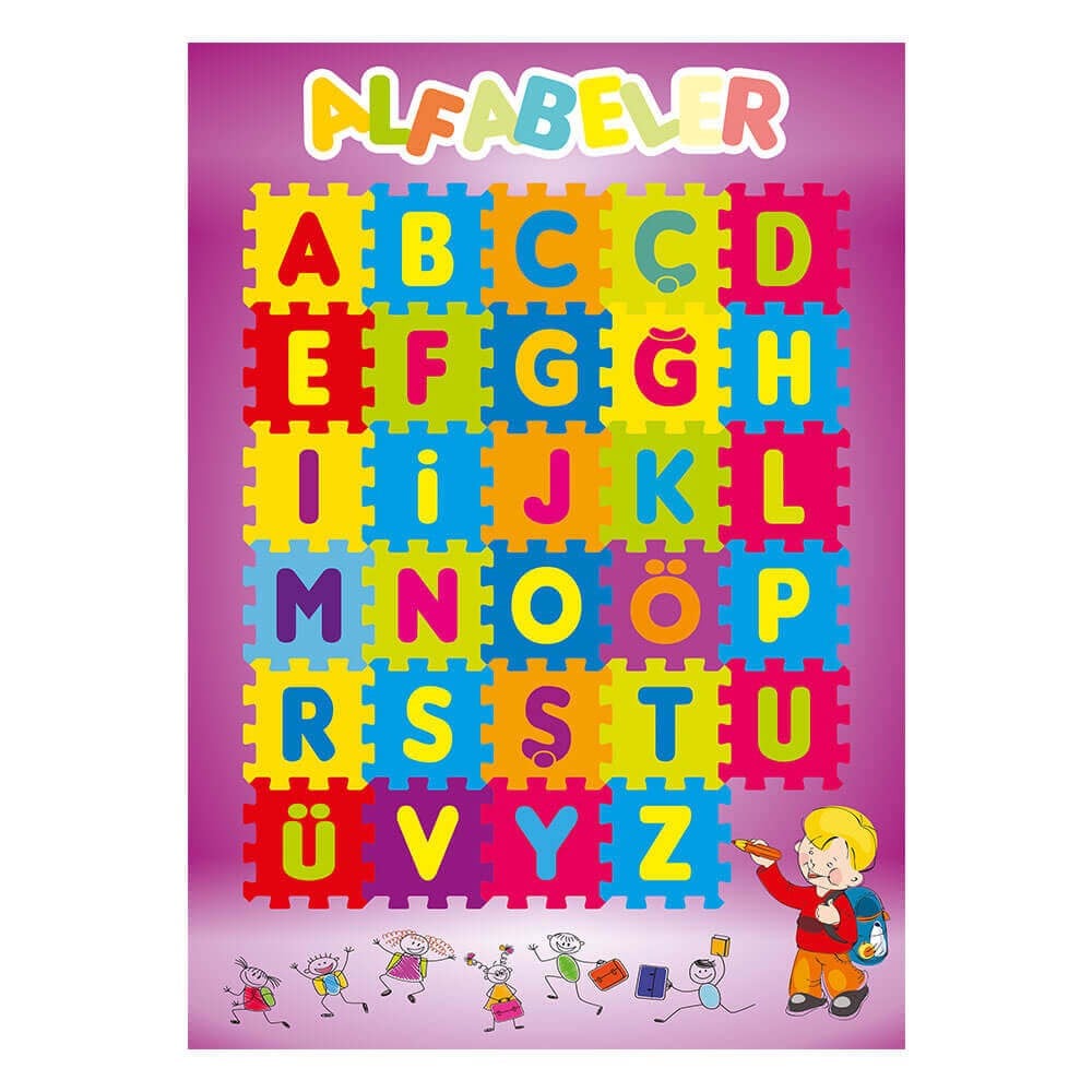 Alfabe Ders Afişi