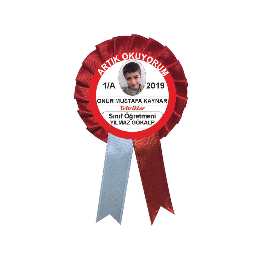 Artık Okuyorum Kokartı (İsimli - Resimli)