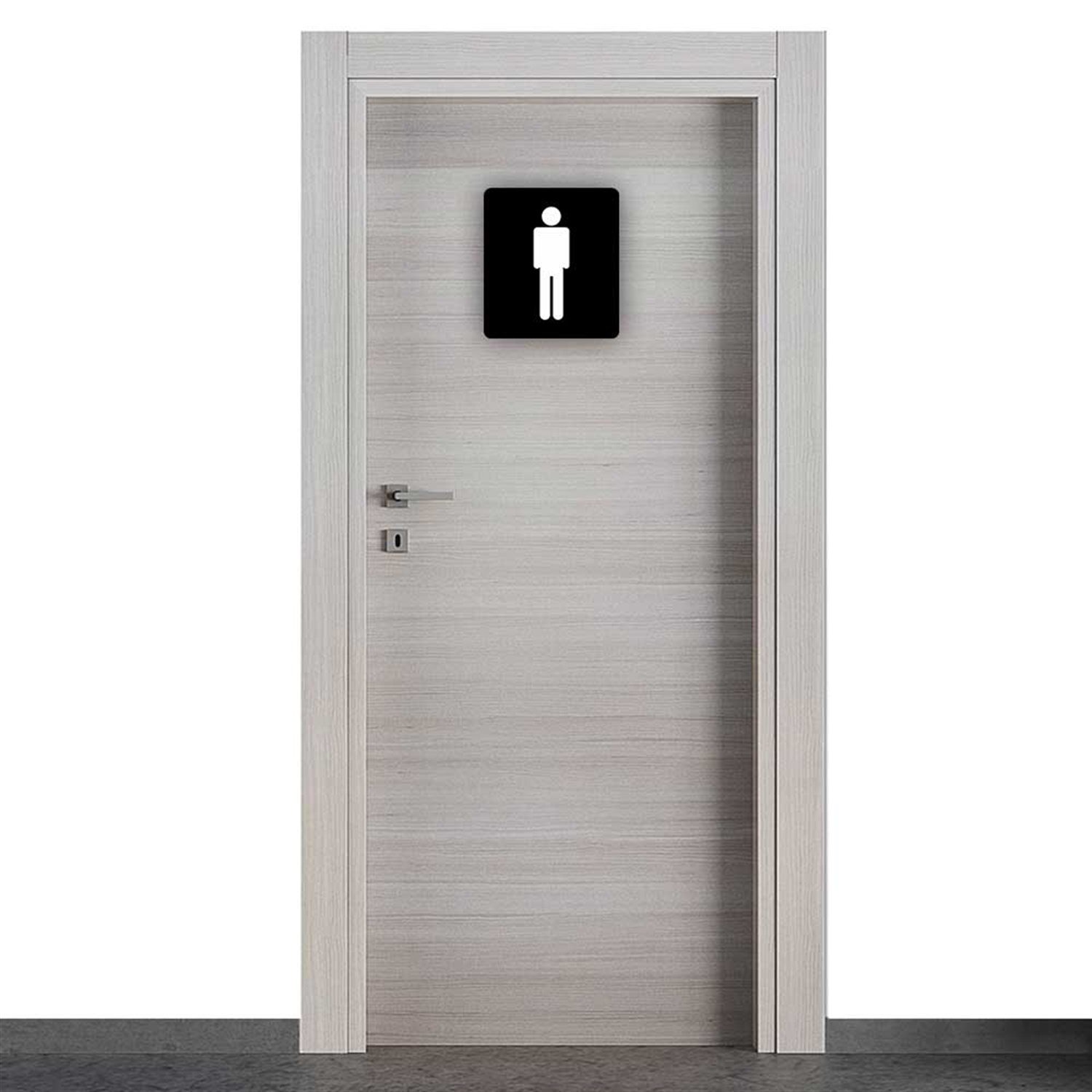 Bay WC Pleksi Kapı İsimliği