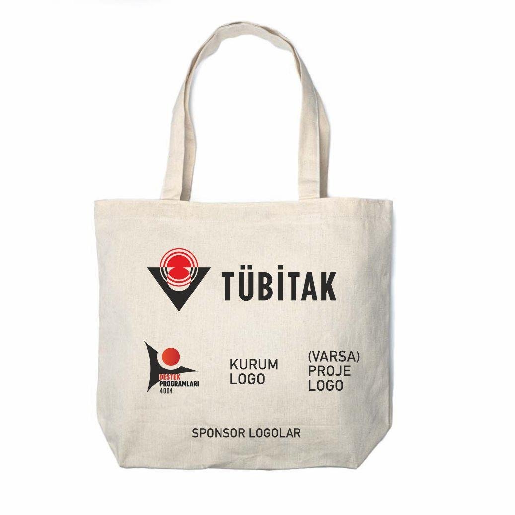 bç004Bilim Fuarı Baskılı Bez ÇantaBaskılı Masa Örtüsü Okularenkkat