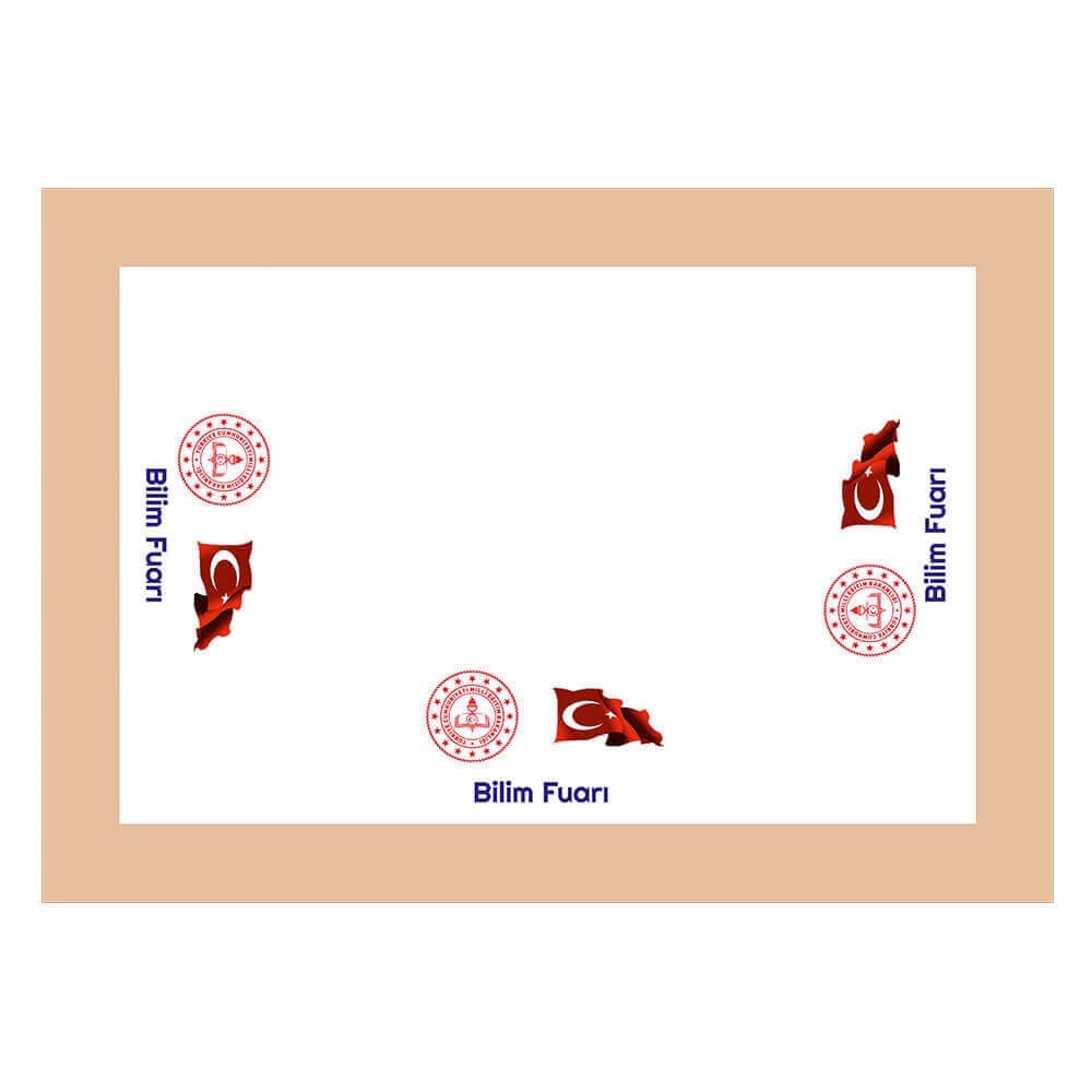 Bilim Fuarı Baskılı Masa Örtüsü (100x150)