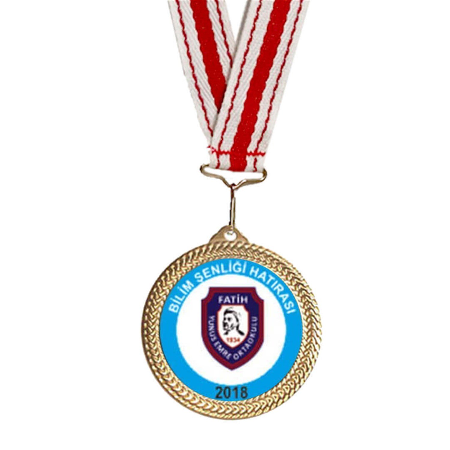 Bilim Fuarı Okul Logolu Madalya
