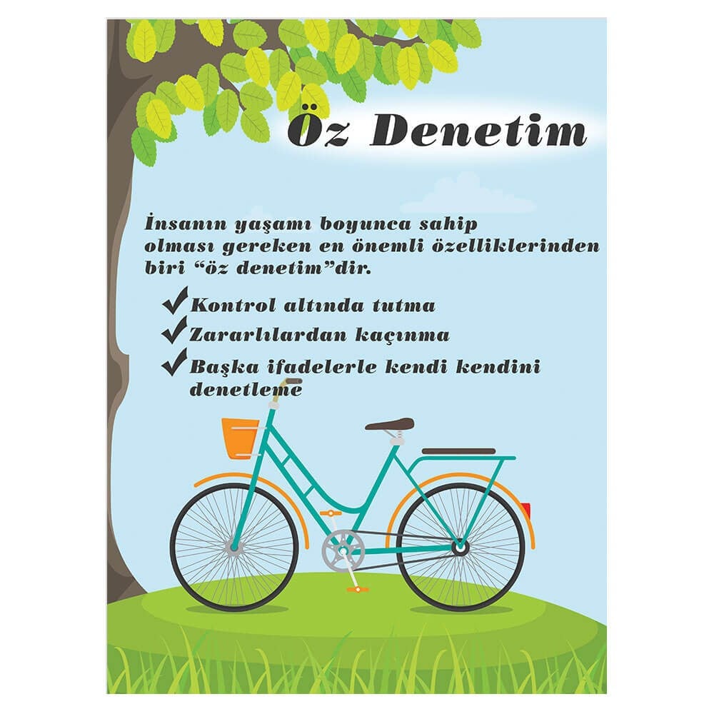 Değerler Eğitimi Afişi (Öz Denetim)