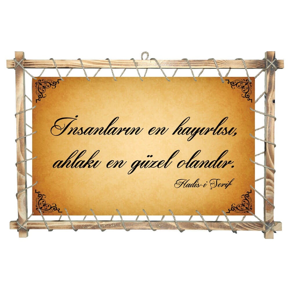 Değerler Eğitimi Tablo - Güzel Ahlak 1