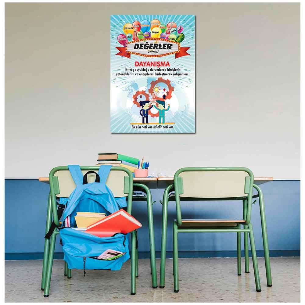 dgr6Dayınışma Değerler Eğitimi PosteriDeğerler Eğitimi AfişleriOkularenkkat