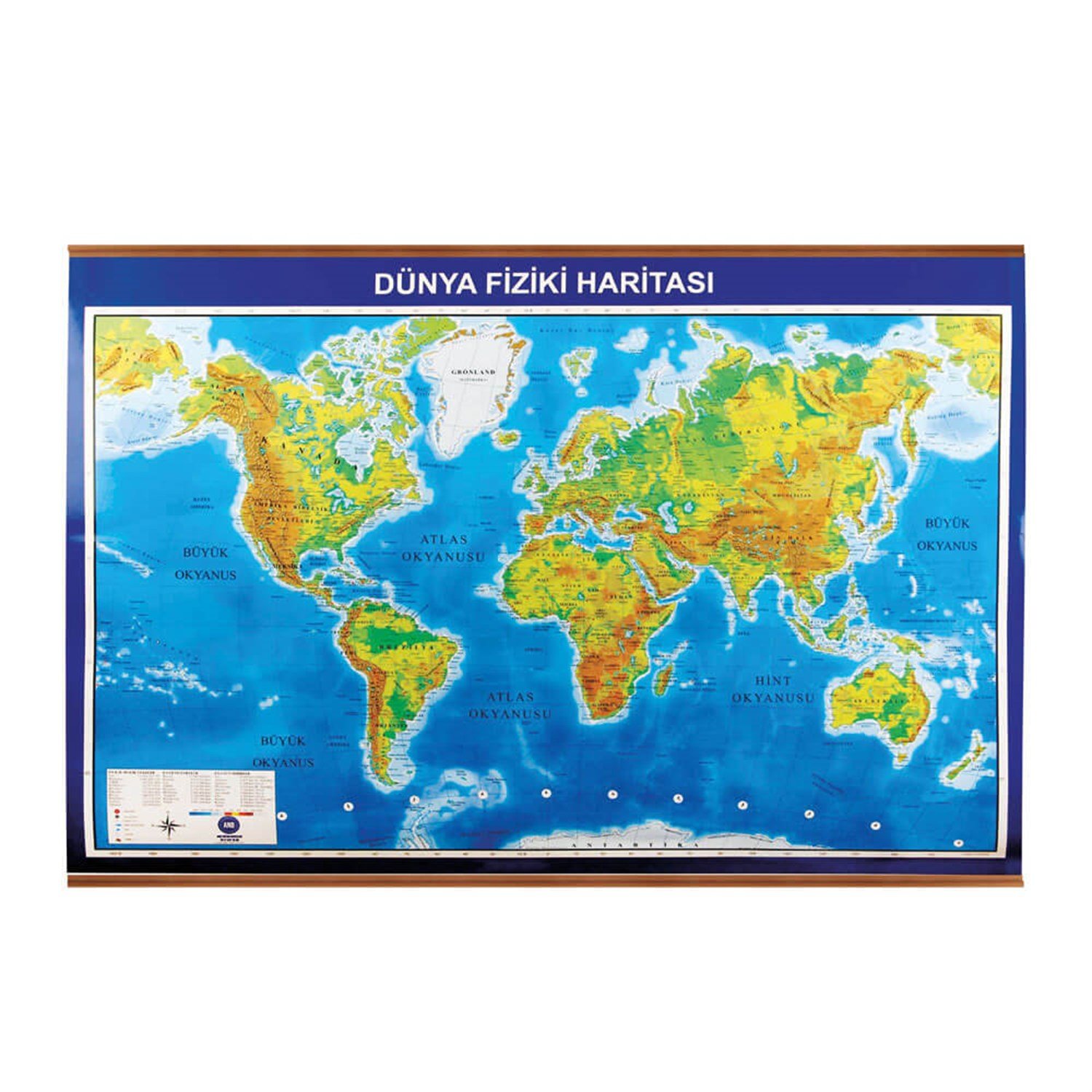 Dünya Fiziki Haritası