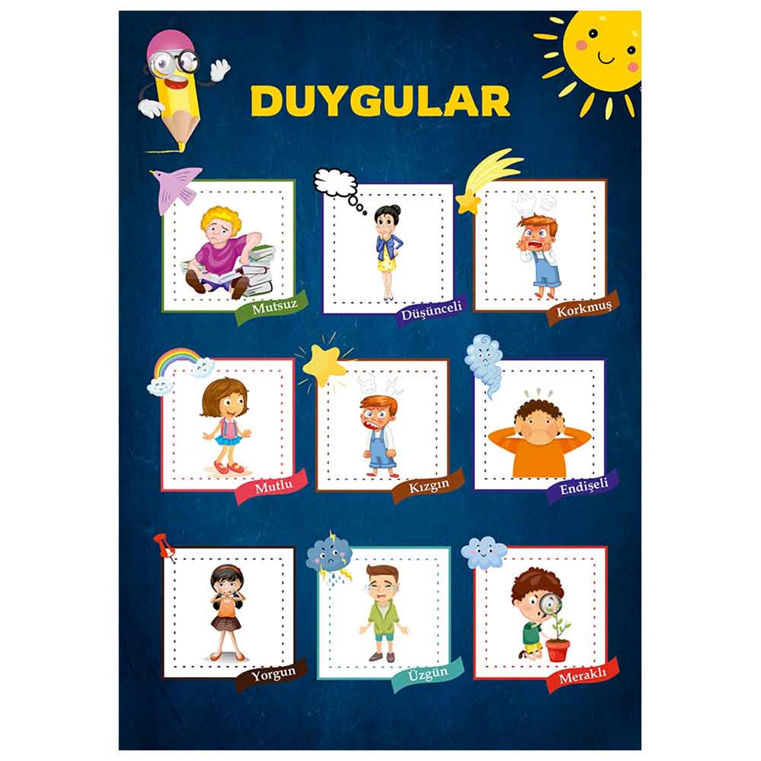 1. sınıf ders afişleri