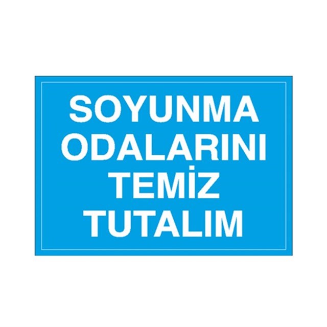 Soyunma Odalarını Temiz Tutalım