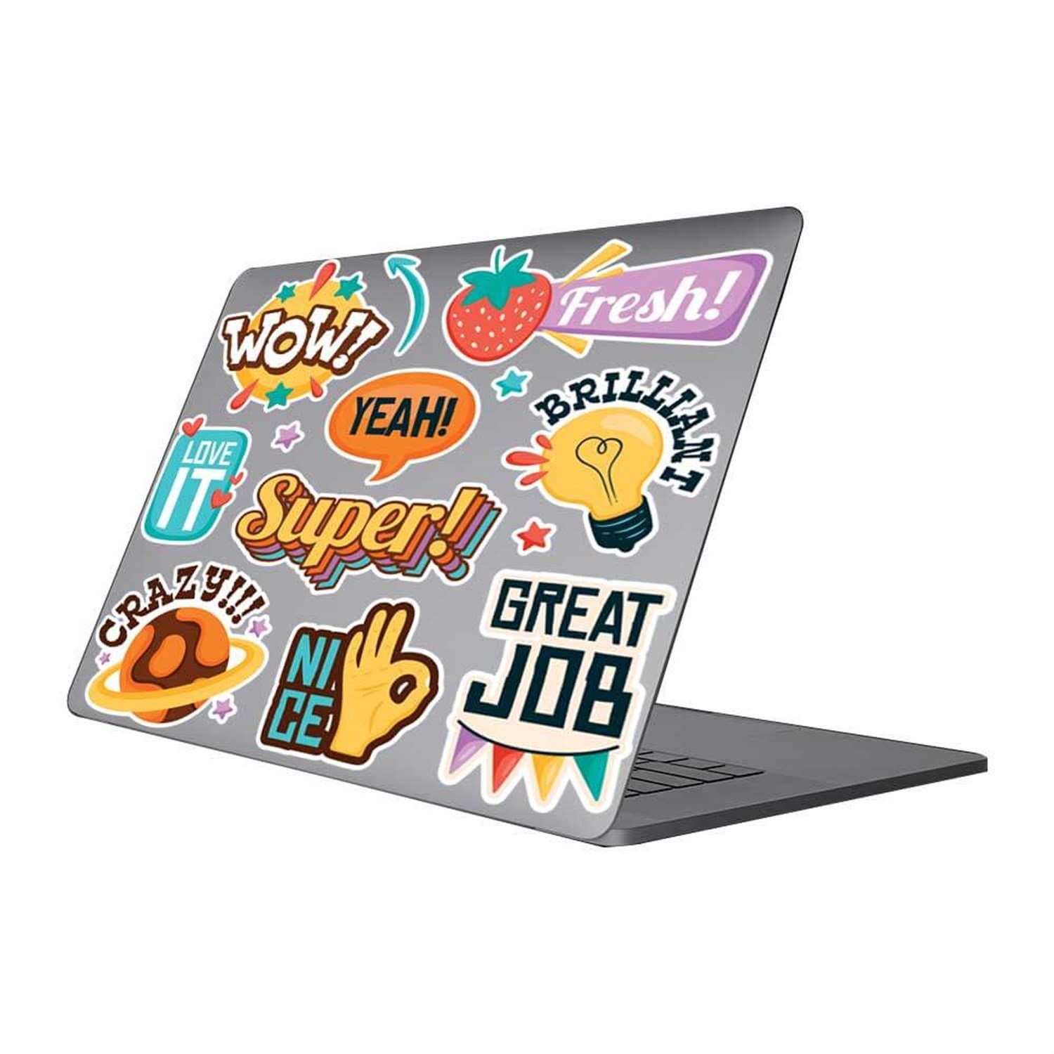 Eğlenceli Laptop Sticker okularenkkat